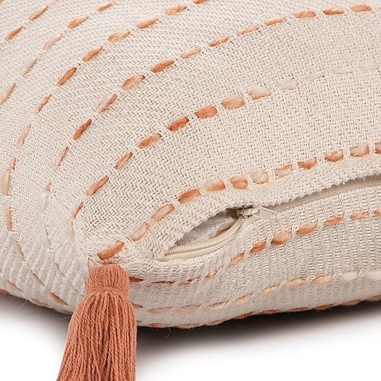 LR Home Lyn Stripe Square Throw Pillow