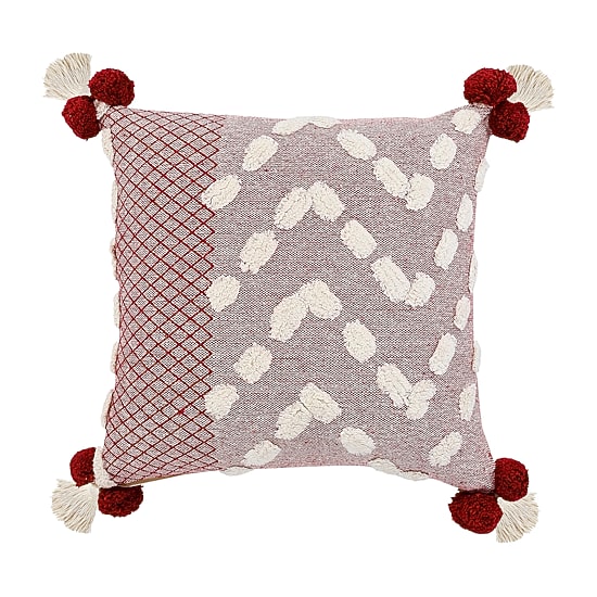 LR Home Zara Textured Square Throw Pillow