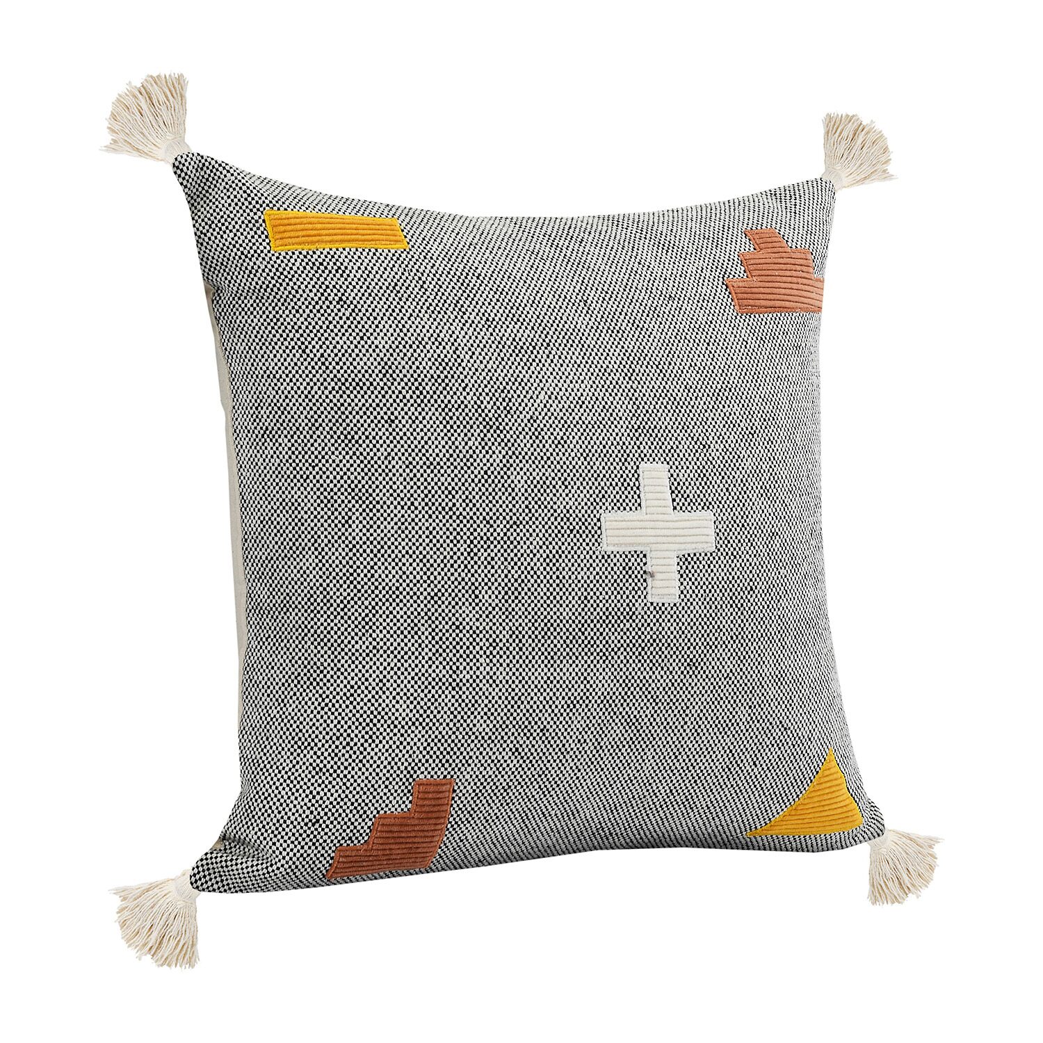 LR Home Sin Geometric Square Throw Pillow