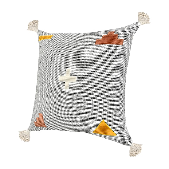 LR Home Sin Geometric Square Throw Pillow