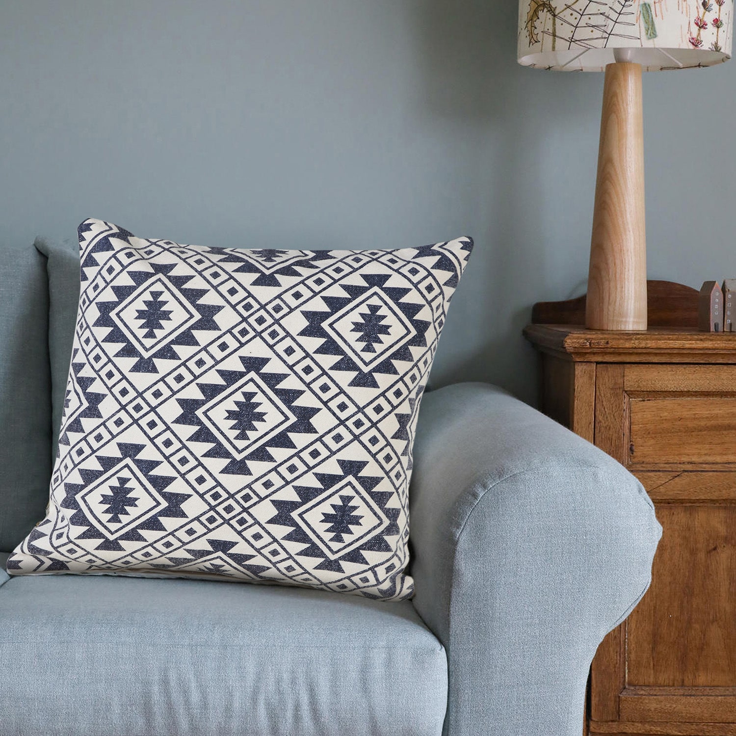LR Home Sen Tribal Set Square Throw Pillow