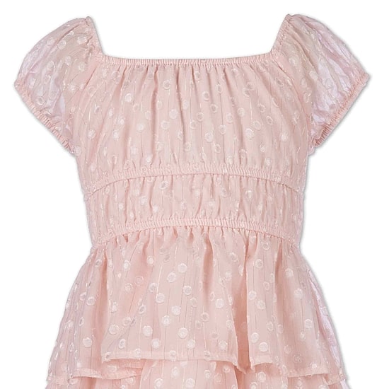 Speechless Little Girls Cap Short Sleeve Skater Dress