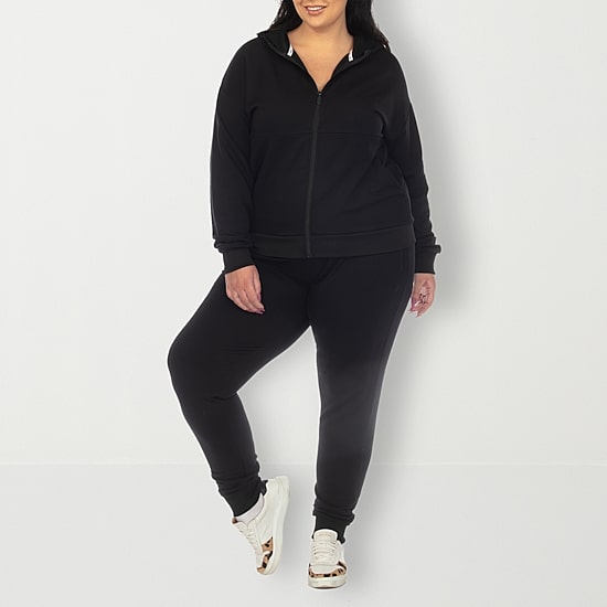 White Mark 2-pc. Track Suit Plus