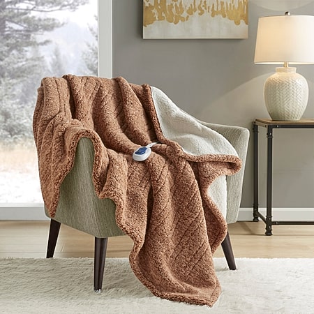 Serta Plush Heated Lightweight Electric Throw - JCPenney