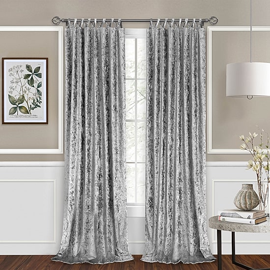 Achim Harper Tab Top Light-Filtering Single Curtain Panel
