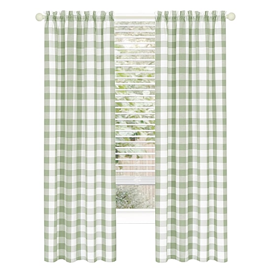 Achim Hunter Rod Pocket Light-Filtering Single Curtain Panel