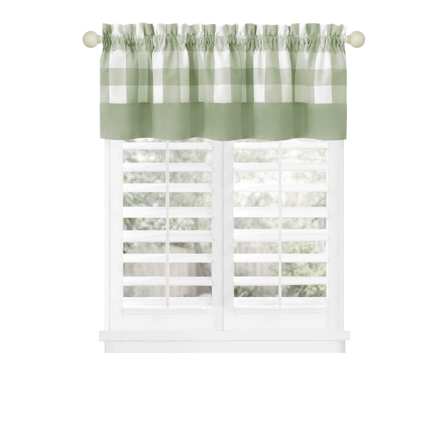 Achim Hunter Rod Pocket Federal & Tuck Valance