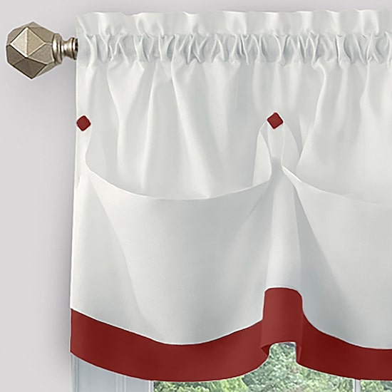 Achim Lana Rod Pocket Federal & Tuck Valance