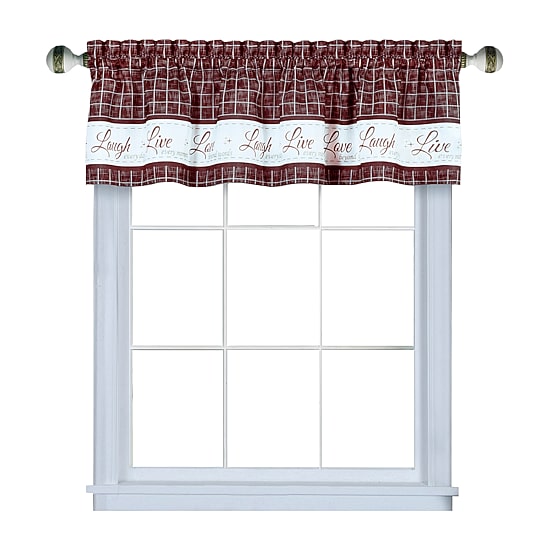 Achim Live; Love; Laugh Rod Pocket Federal & Tuck Valance