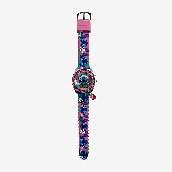 Disney Collection Lilo & Stitch Girls Blue Strap Watch Las4095jc
