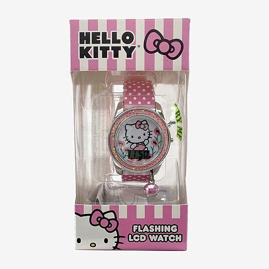 Hello Kitty Girls Pink Strap Watch Hk4240jc