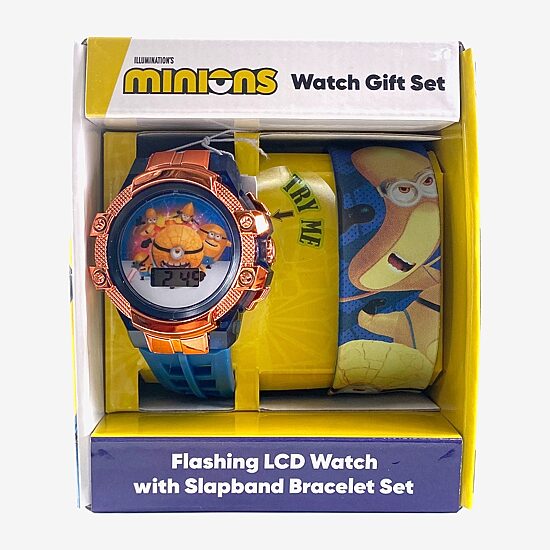 Despicable Me Boys Blue Strap Watch Dmf40030jc