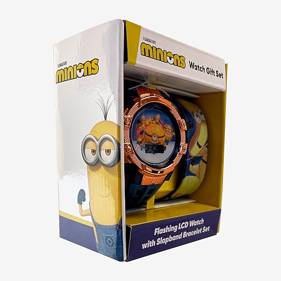 Despicable Me Boys Blue Strap Watch Dmf40030jc