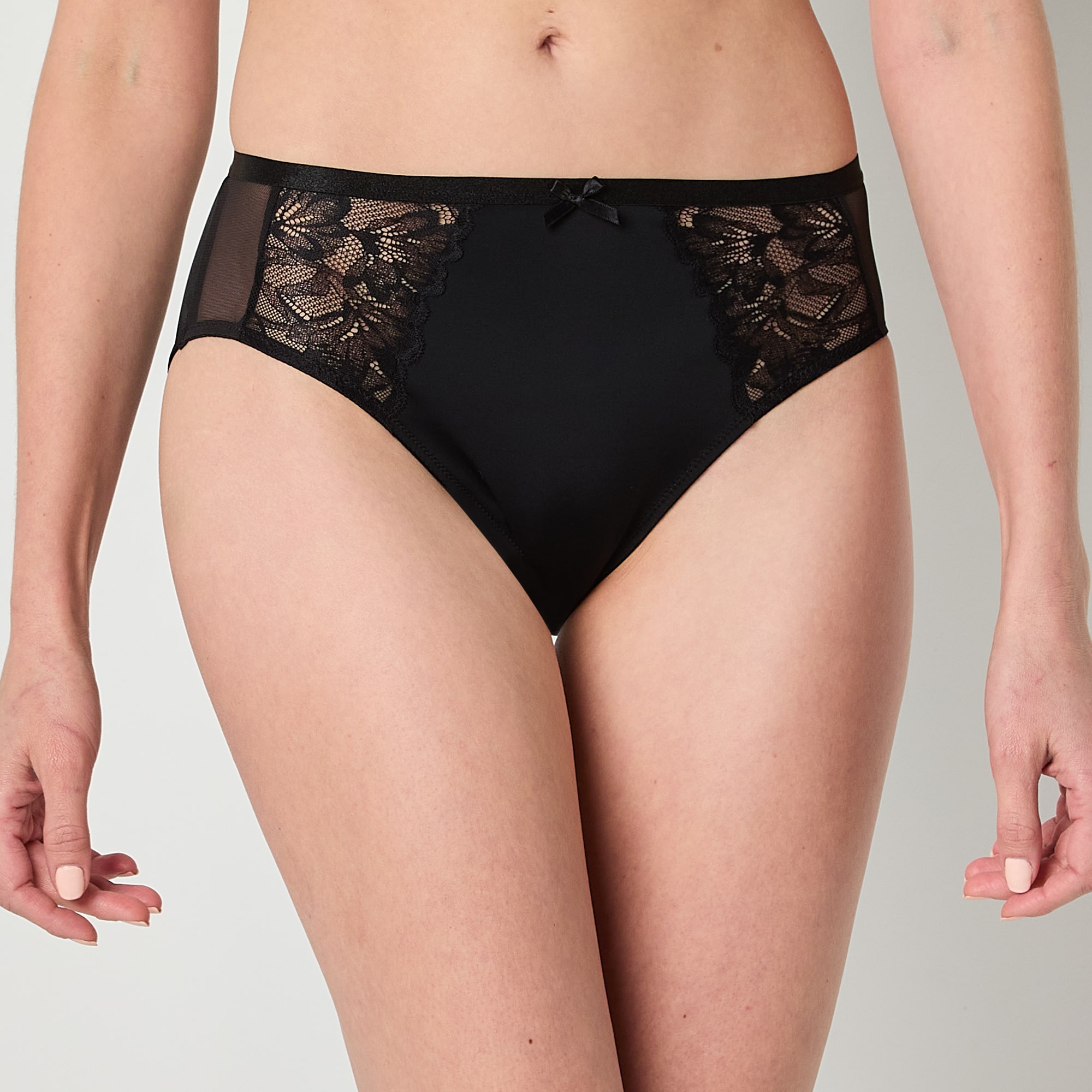 Ambrielle Tulip Lace Womens High Cut Panty