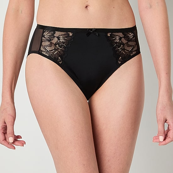 Ambrielle Tulip Lace Womens High Cut Panty