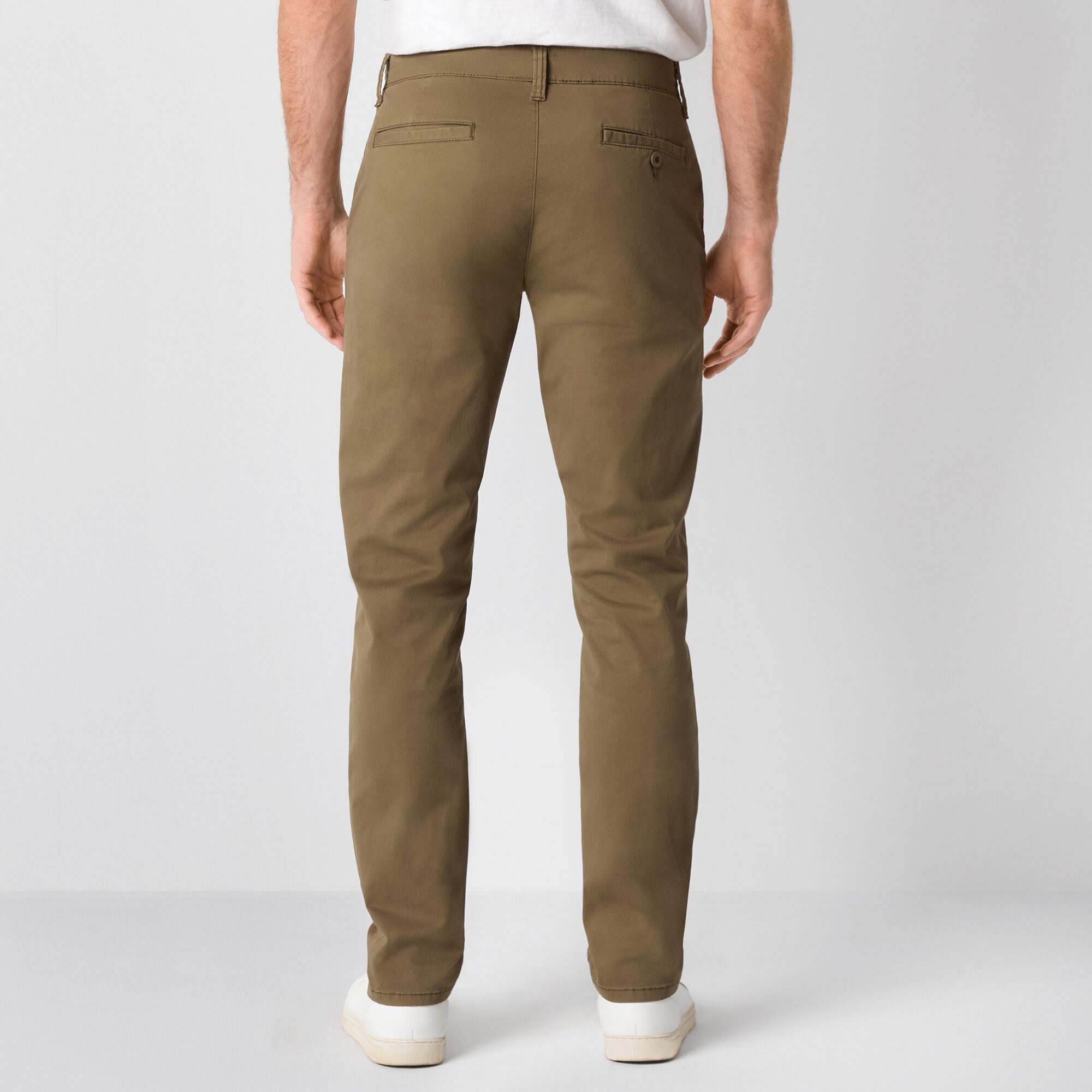 mutual weave Standard Chino Mens Relaxed Fit Flat Front Pant