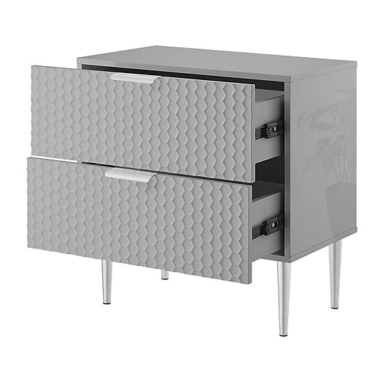 Zeynep 2-Drawer Nightstand