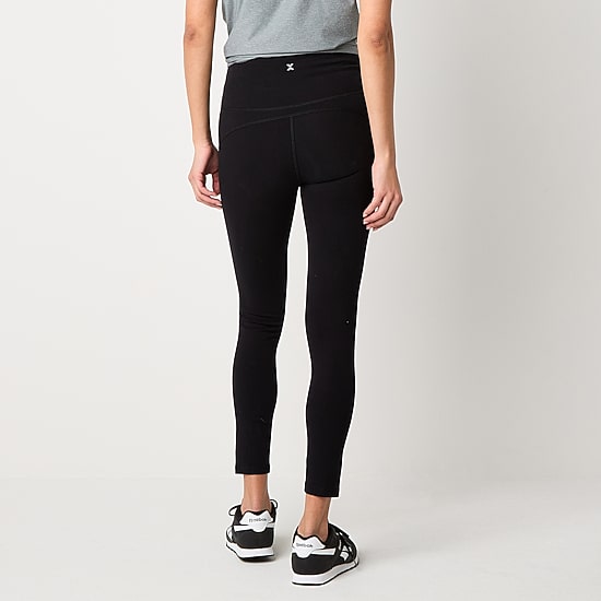 Xersion EverPerform Womens 2 Pack Cotton High Rise 7/8 Ankle Leggings