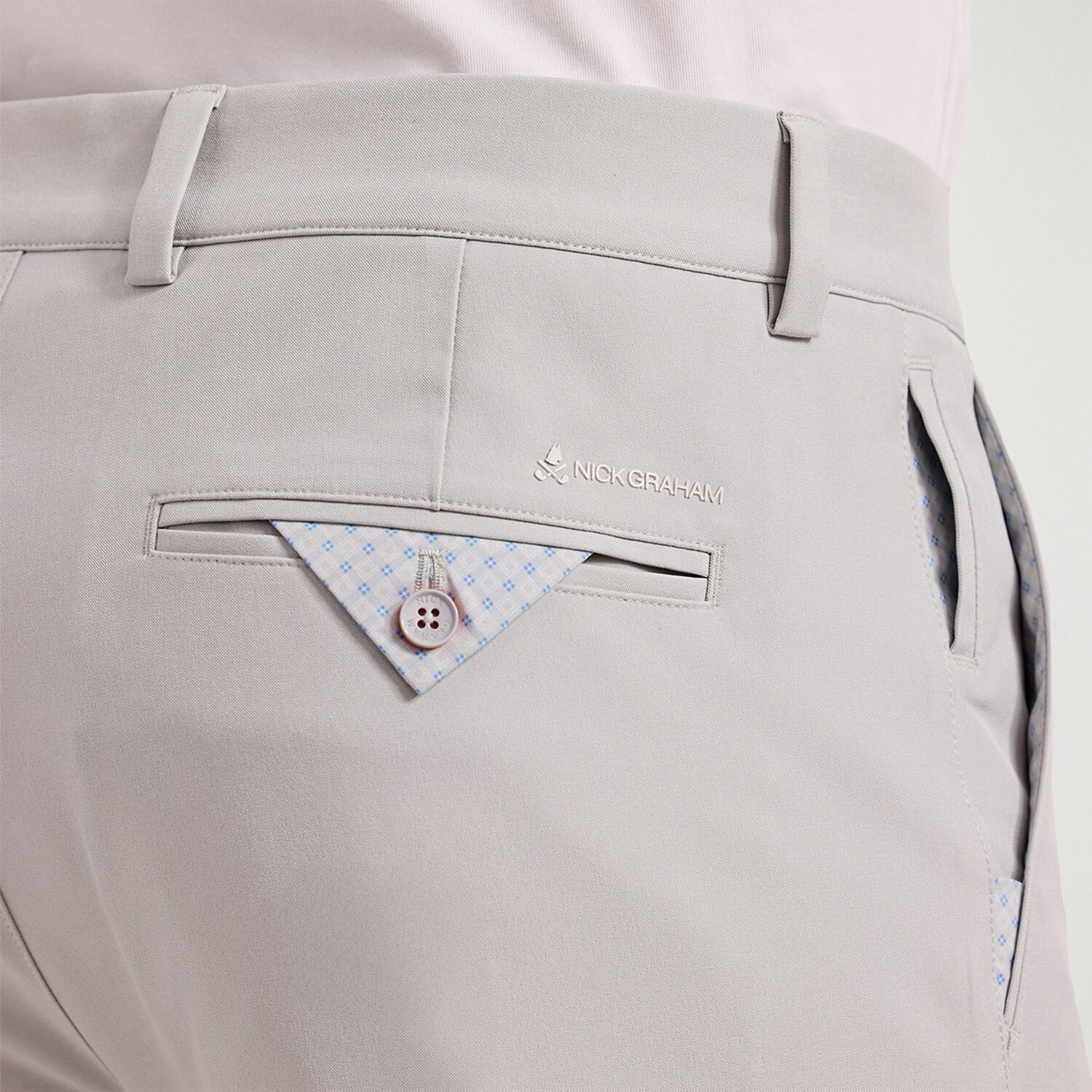 Nick Graham Mens 8 1/2" Stretch Fabric Quick Dry Golf Short