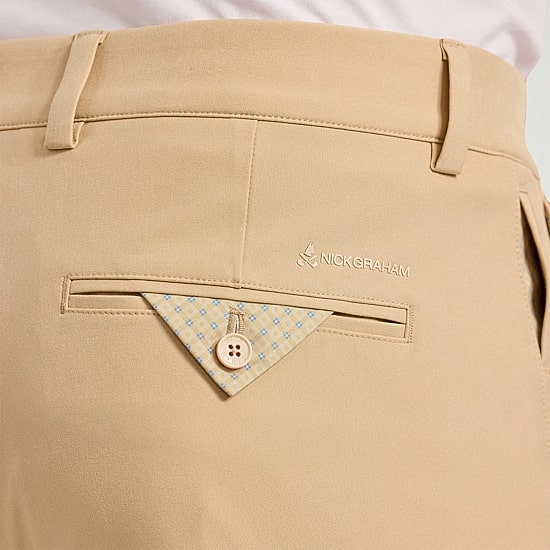 Nick Graham Mens 8 1/2" Stretch Fabric Quick Dry Golf Short