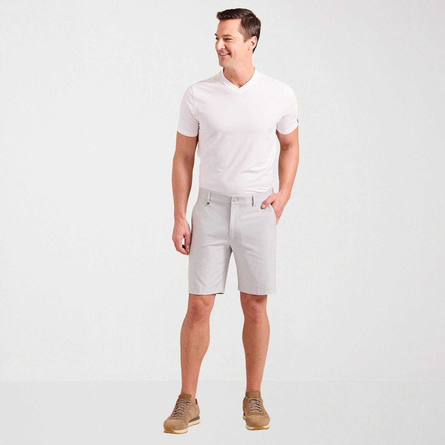 Nick Graham Mens 8 1/2" Stretch Fabric Quick Dry Golf Short