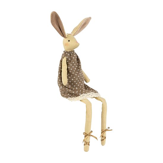 Northlight 12" Long Legged Sitting Ballerina Girl Bunny Easter Figurine
