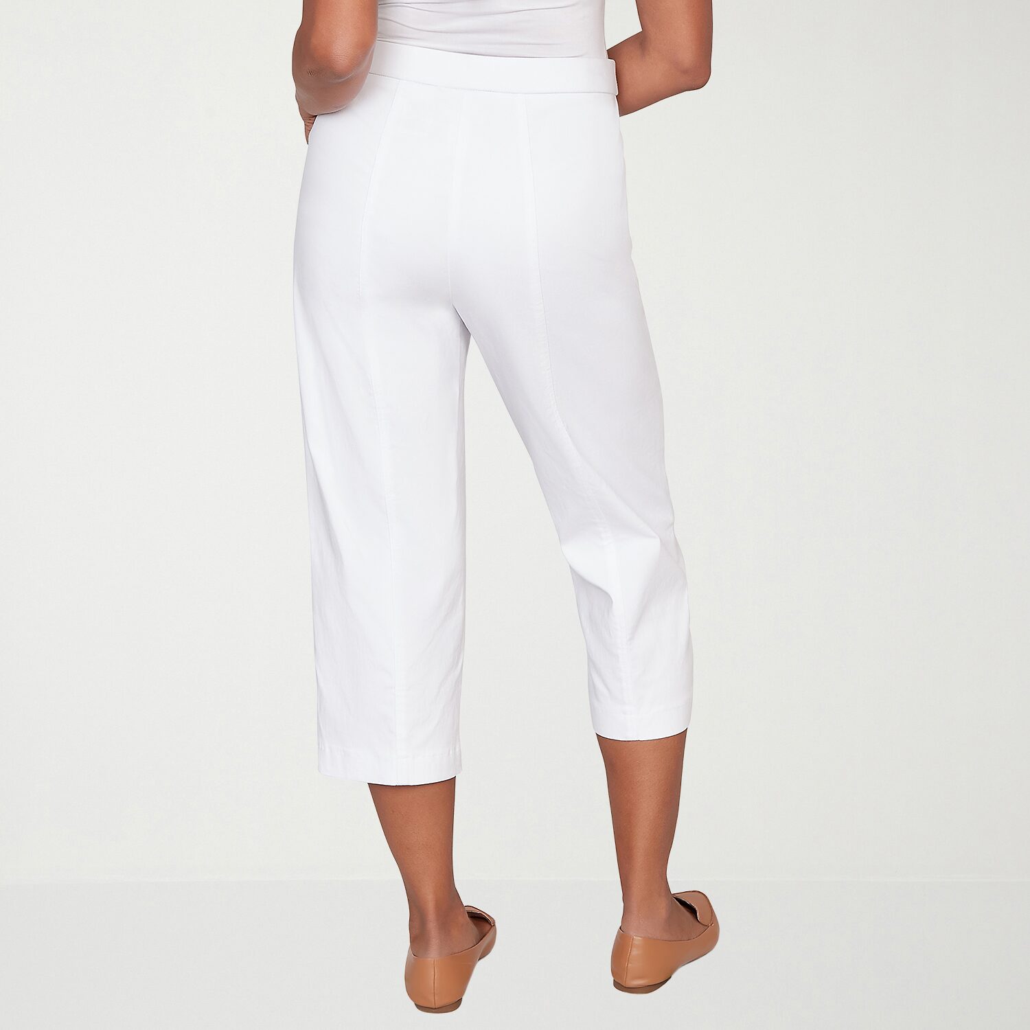 Alfred Dunner Womens Straight Capri Pant