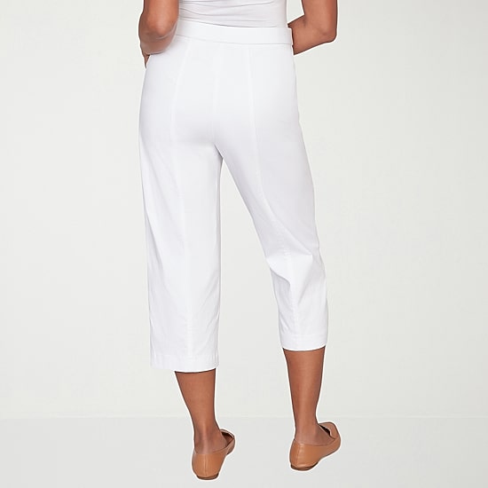 Alfred Dunner Womens Straight Capri Pant
