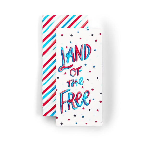 Layerings Land of The Free 2-pc. Kitchen Towel Set
