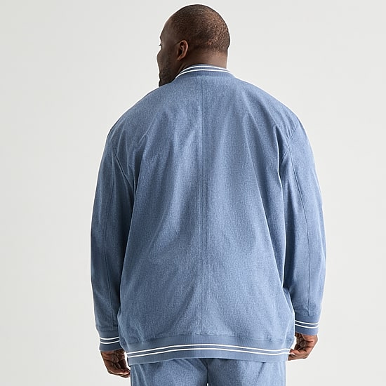 Shaquille O'Neal XLG™ Mens Lightweight Big and Tall Bomber Jacket