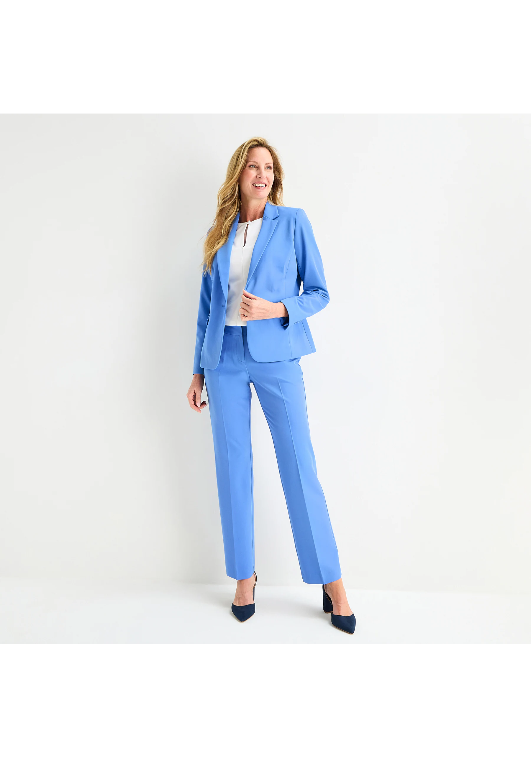 Liz Claiborne Audra Womens Tall Straight Mid Rise Trouser by JCPenney