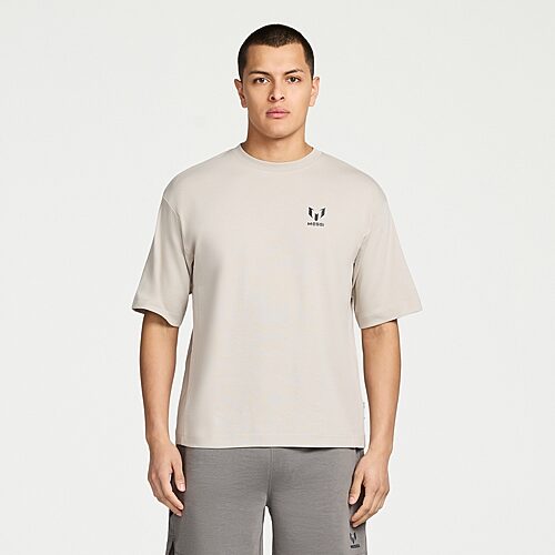 MESSI Collection Mens Crew Neck Short Sleeve Active T-Shirt, Small, Gray