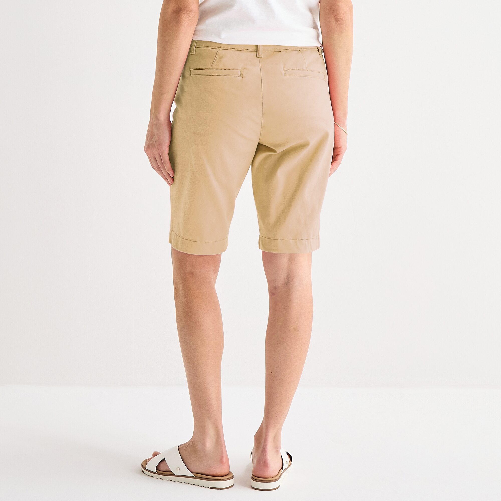 St. John's Bay Womens 11" Tall Bermuda Short