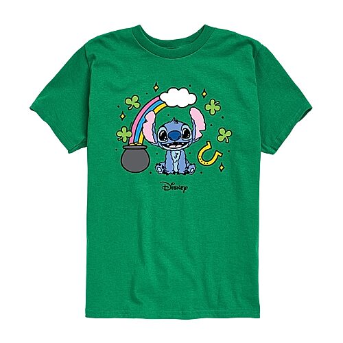 Disney Collection Little & Big Kid Boys Crew Neck Short Sleeve Regular Fit Graphic T-Shirt, Small, Green