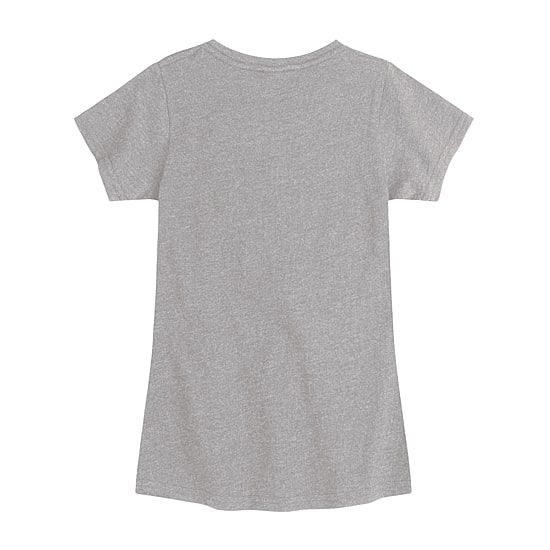 Disney Collection Little & Big Kid Girls Crew Neck Short Sleeve Regular Fit Graphic T-Shirt