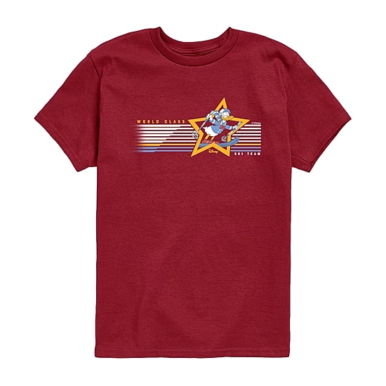 Disney Collection Little & Big Kid Boys Crew Neck Short Sleeve Regular Fit Donald Duck Graphic T-Shirt