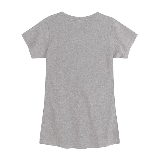 Disney Collection Little & Big Kid Girls Crew Neck Short Sleeve Regular Fit Graphic T-Shirt