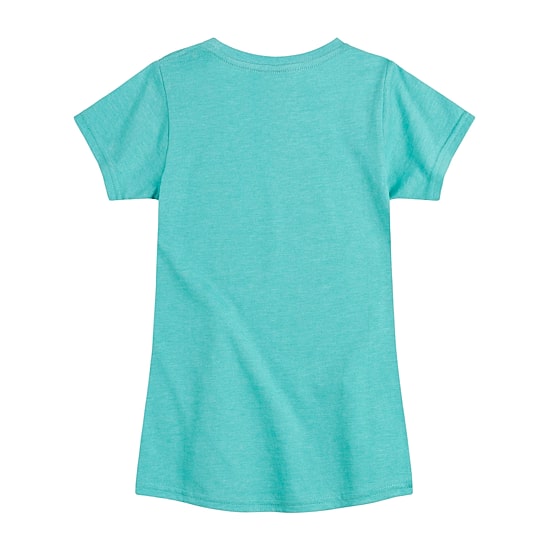 Disney Collection Little & Big Kid Girls Crew Neck Short Sleeve Regular Fit Minnie Mouse Graphic T-Shirt