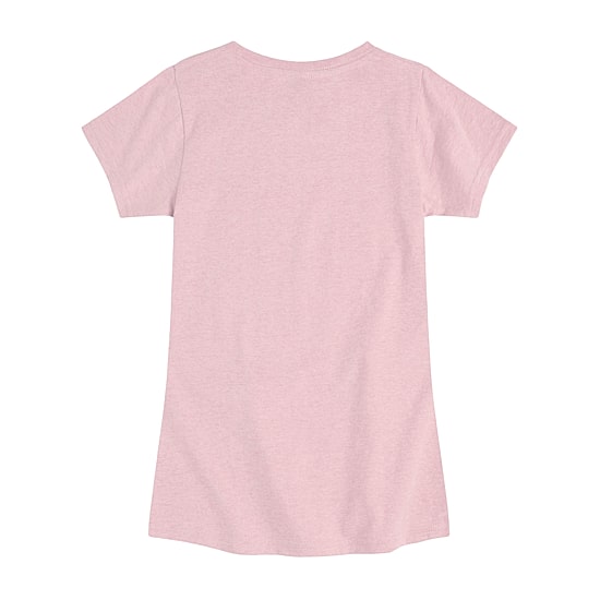Disney Collection Little & Big Kid Girls Crew Neck Short Sleeve Regular Fit Graphic T-Shirt