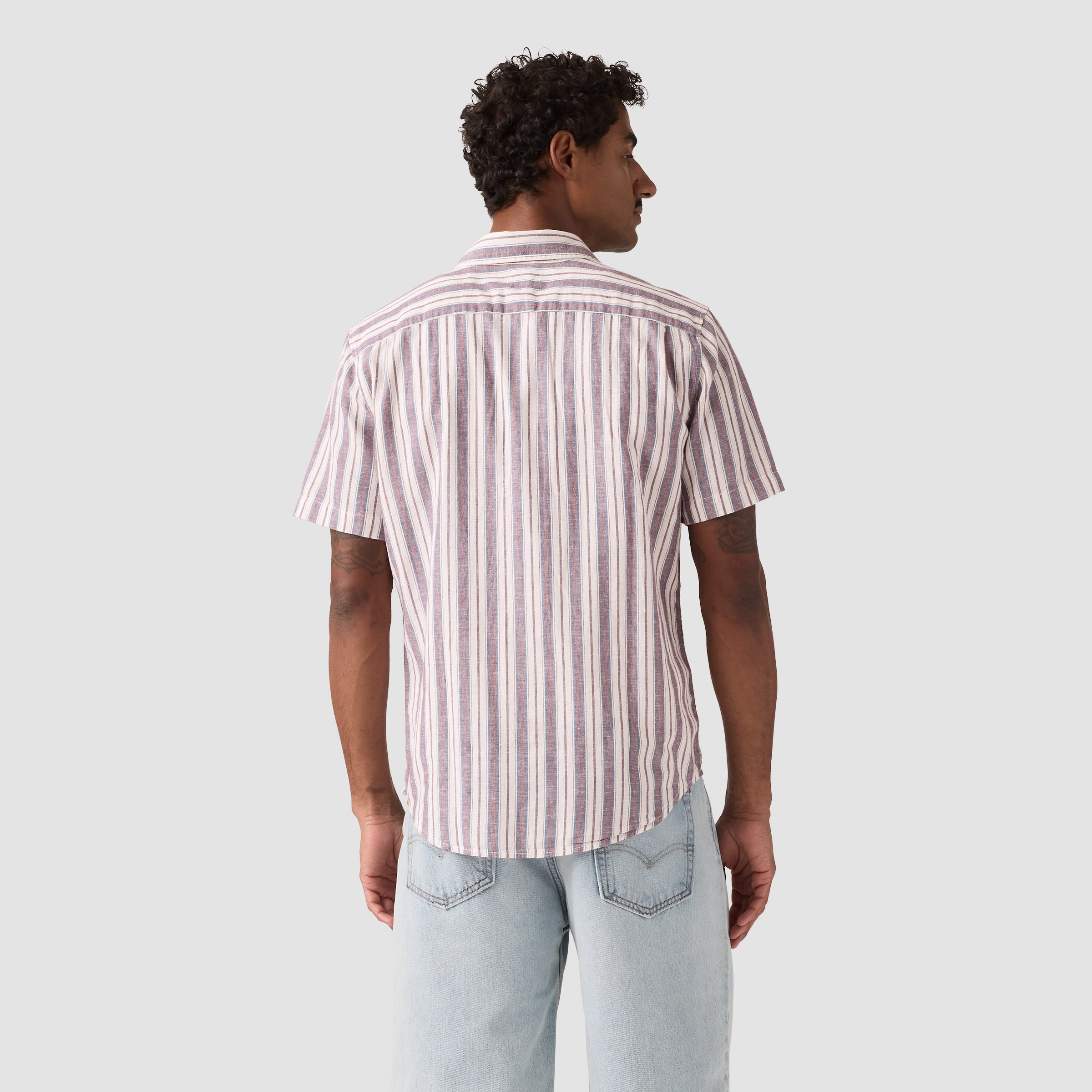 Levi's® Mens Short Sleeve Regular Fit Button-Down Shirt