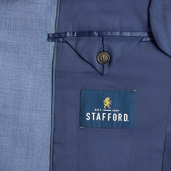 Stafford Smart Tech Mens Stretch Fabric Classic Fit Suit Jacket