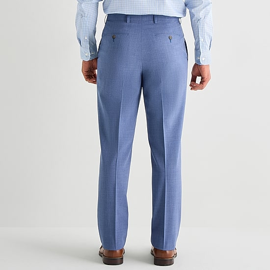 Stafford Smart Tech Mens Classic Fit Flat Front Suit Pant
