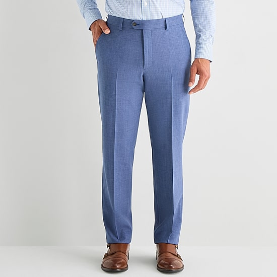 Stafford Smart Tech Mens Classic Fit Flat Front Suit Pant