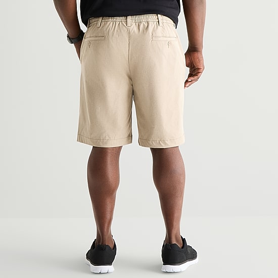 Shaquille O'Neal XLG™ Mens 11" Big and Tall Adjustable Waist Chino Short