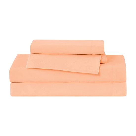 My World Brushed Solid Wrinkle Resistant Sheet Set
