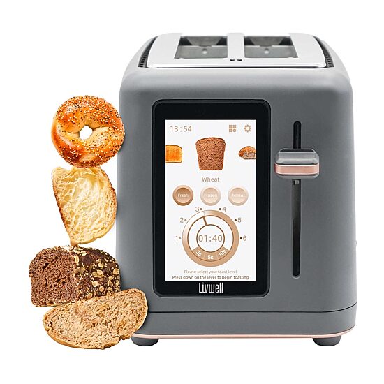 Livwell Touch Iq 2 Slice Electric Toaster