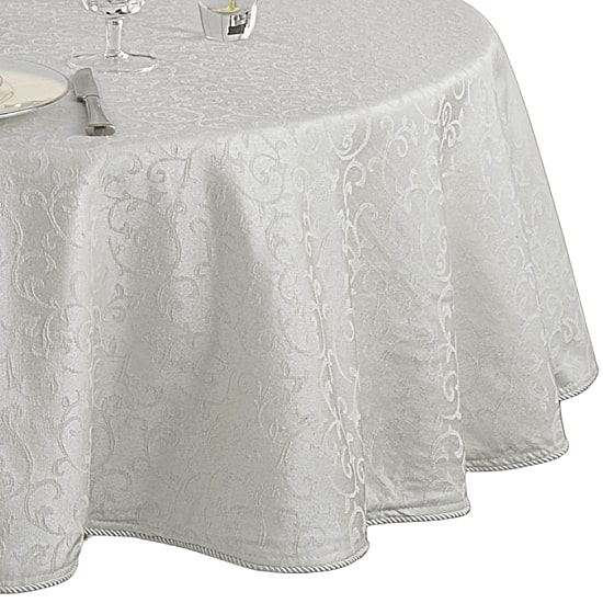 Lenox Opal Innocence Round Tablecloth
