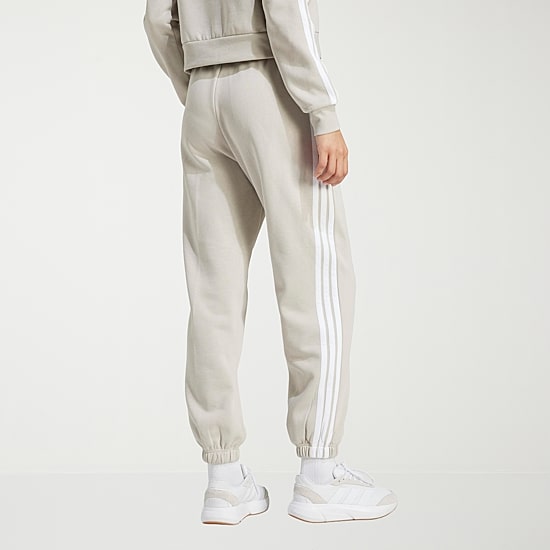 adidas Womens Straight High Rise Loose Fit Fleece Active Jogger Pant