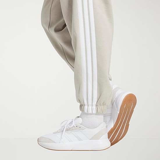adidas Womens Straight High Rise Loose Fit Fleece Active Jogger Pant