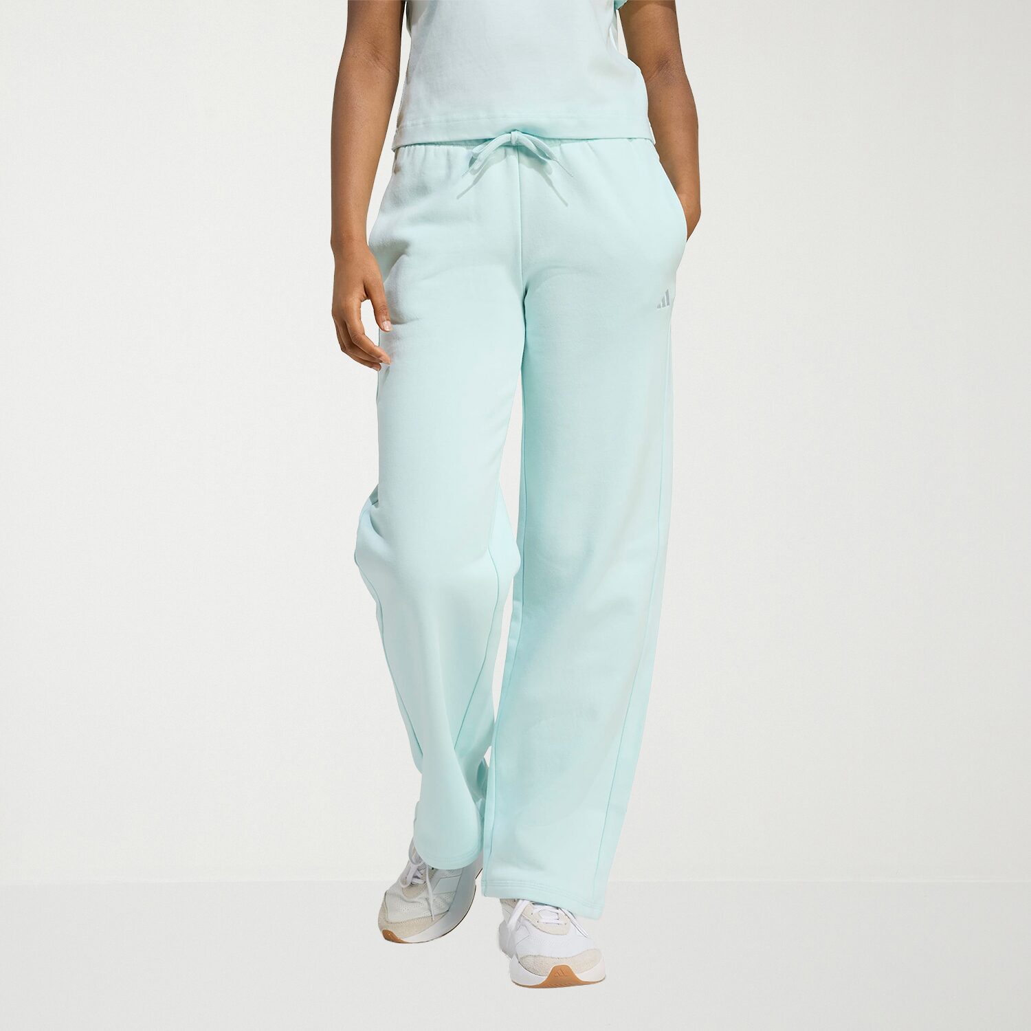 adidas Womens Straight Mid Rise Regular Fit Sweatpant